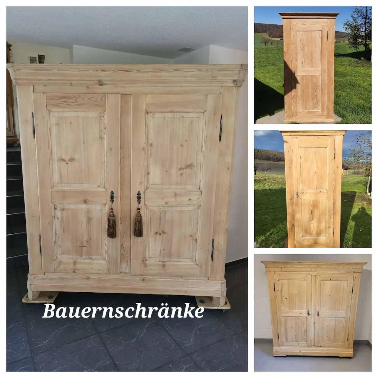 Antike Holzmöbel im Haus von Fir Furniture Restoration